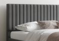 Naples Ottoman Plush Velvet Steel Compact Double Bed Frame Only