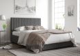 Naples Ottoman Eire Linen Grey King Size Bed Frame Only
