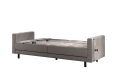 Florence Pocket Rest Linear Grey Sofa Bed