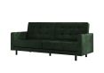 Florence Pocket Rest Green Velvet Sofa Bed