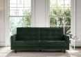 Florence Pocket Rest Green Velvet Sofa Bed