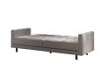 Florence Pocket Rest Linear Grey Sofa Bed