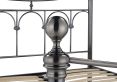 Elizabeth Antique Nickel Double Bed Frame