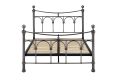 Elizabeth Antique Nickel Double Bed Frame