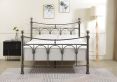 Elizabeth Antique Nickel Double Bed Frame