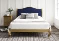 Lyon Hugo Royal Upholstered Oak Bed Frame - LFE - Double Bed Frame Only