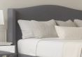 Mabel Ottoman Gatsby Platinum Headboard and Base Only