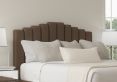 Quinn Ottoman Gatsby Taupe Headboard and Base Only