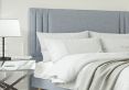 Faith Gouache Eau De Nil Double Classic Shallow Base and Headboard