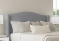 Mabel Ottoman Double Gouache Eau De Nil Headboard & Base