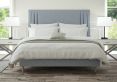 Faith Gouache Eau De Nil Double Classic Shallow Base and Headboard