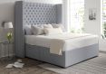 Emma Ottoman King Size Gouache Eau De Nil Headboard & Base