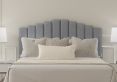 Quinn Gouache Eau De Nil Upholstered Strutted Double Size Headboard Only