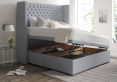 Emma Ottoman Double Gouache Eau De Nil Headboard & Base