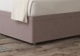 Mabel Ottoman Double Gouache Raspberry Headboard & Base