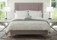 Faith Gouache Raspberry Super King Size Classic Shallow Base and Headboard