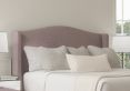 Mabel Ottoman Super King Size Gouache Raspberry Headboard & Base