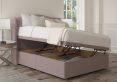 Mabel Ottoman Double Gouache Raspberry Headboard & Base