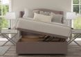 Mabel Ottoman Super King Size Gouache Raspberry Headboard & Base