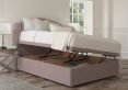 Quinn Ottoman Double Gouache Raspberry Headboard & Base
