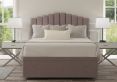 Quinn Ottoman Double Gouache Raspberry Headboard & Base