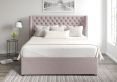 Bella Ottoman Double Gouache Raspberry Headboard & Base