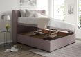 Aurelia Ottoman Double Gouache Raspberry Headboard & Base