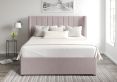Aurelia Ottoman Double Gouache Raspberry Headboard & Base