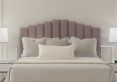 Quinn Gouache Raspberry Upholstered Strutted Double Size Headboard Only