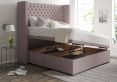 Emma Ottoman Double Gouache Raspberry Headboard & Base
