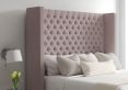 Emma Ottoman Super King Size Gouache Raspberry Headboard & Base