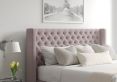 Bella Ottoman Super King Size Gouache Raspberry Headboard & Base