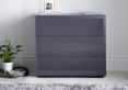 Linea 3 Drawer Chest Grey