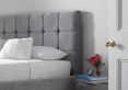 Bromley Naples Silver Upholstered Ottoman Single Bed Frame Only