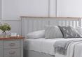 Verona Ottoman Bed - Grey - Double Bed Frame Only