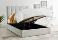 Langham Silver Grey Upholstered Ottoman Storage Bed Frame