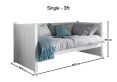 Hampton Day Bed Frame Only