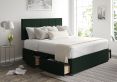 Hannah Classic 4Drw Continental King Size Gatsby Forest Headboard & Base