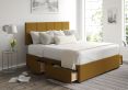 Hannah Classic 4 Drw Continental Gatsby Ochre Headboard and Base Only