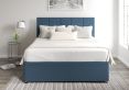 Hannah Ottoman Double Arran Cyan Headboard & Base