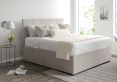 Hannah Ottoman Compact Double Arran Natural Headboard & Base