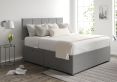 Hannah Ottoman Compact Double Arran Pebble Headboard & Base