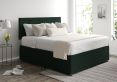 Hannah Ottoman Gatsby Forest Headboard and Base Only