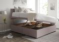 Hannah Ottoman King Size Gouache Raspberry Headboard & Base