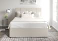 Hannah Ottoman Compact Double Trebla Flax Headboard & Base