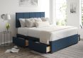 Hannah Classic 4Drw Double Arran Cyan Headboard & Base
