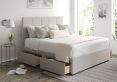 Hannah Classic 4 Drw Arran Natural Headboard and Base Only