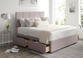 Hannah Classic 4Drw Double Gouache Raspberry Headboard & Base
