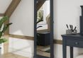 Harley Midnight Grey Cheval Mirror Only