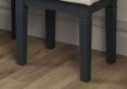 Harley Midnight Grey Dressing Table Stool Only